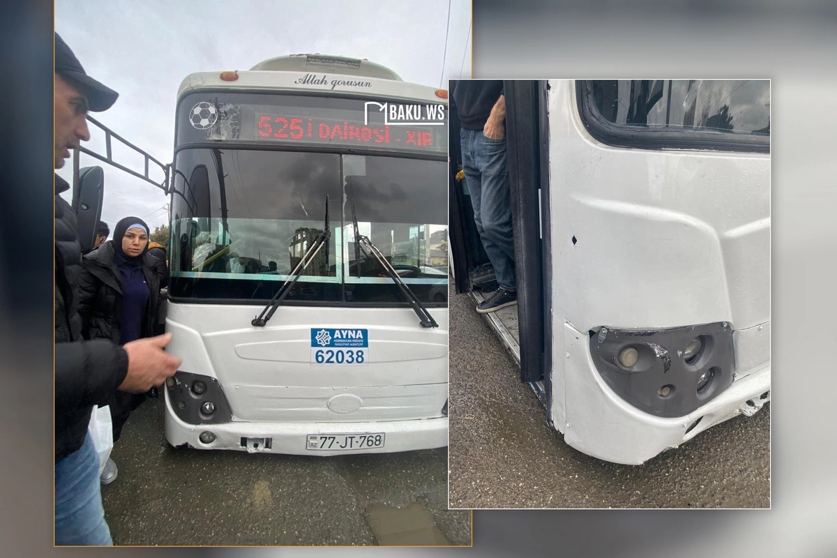 Avtobus xarab oldu - Sərnişinlər YOLDA QALDI Avtobus xarab oldu - Sərnişinlər YOLDA QALDI