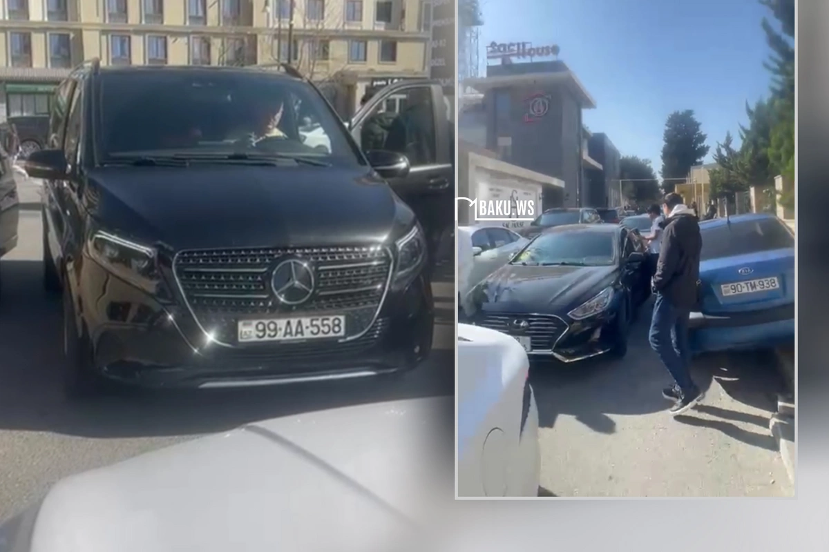 AA seriyalı avtomobilin sürücüsü yolu kəsdi