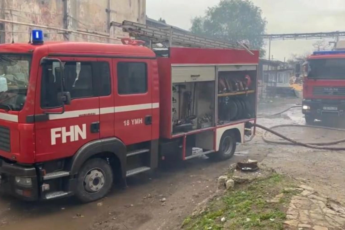 Bakıda restoranda yanğın baş verib