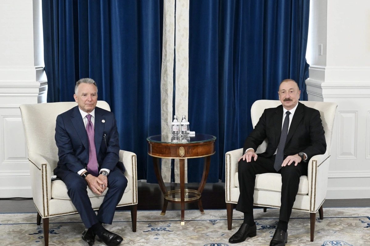Vaşinqtonda İlham Əliyevin Stiv Uitkoff ilə görüşü olub