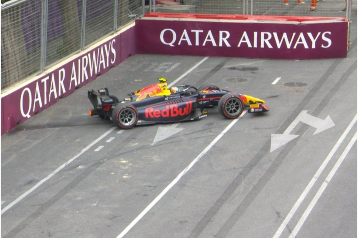 Formula 2 pilotu Bakıda keçirilən sərbəst yürüşdə uğursuzluqla üzləşib