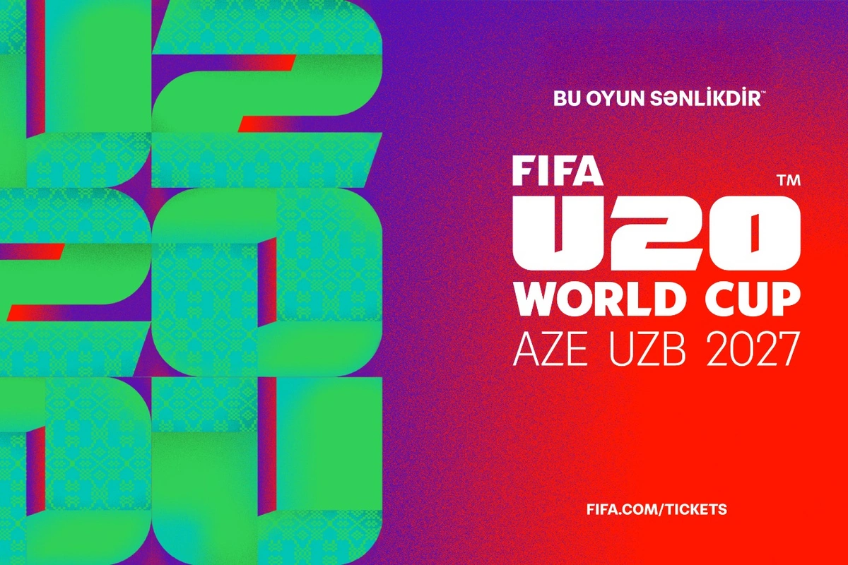 FIFA Azərbaycan və Özbəkistanda keçiriləcək dünya çempionatının rəsmi brendini təqdim edib