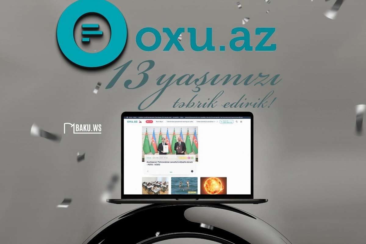 Oxu.Az 13 yaşında!