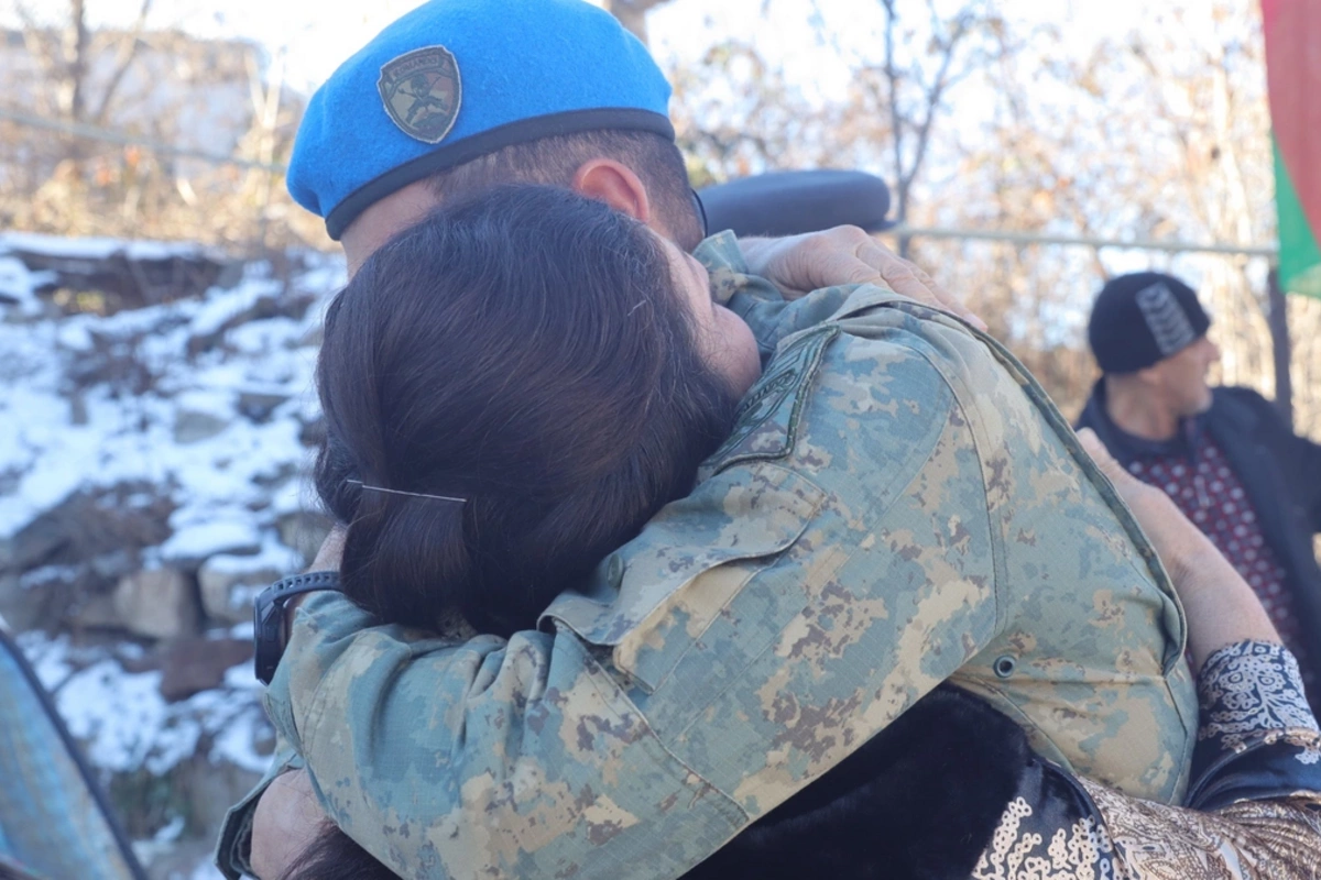 Şuşakənd ilk əsgərini qarşıladı: TƏSİRLİ ANLAR