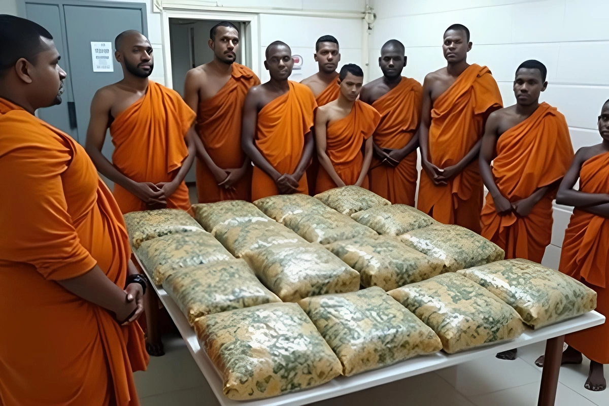 Bu ölkədə 22 buddist rahib 112 kq narkotiklə saxlanılıb