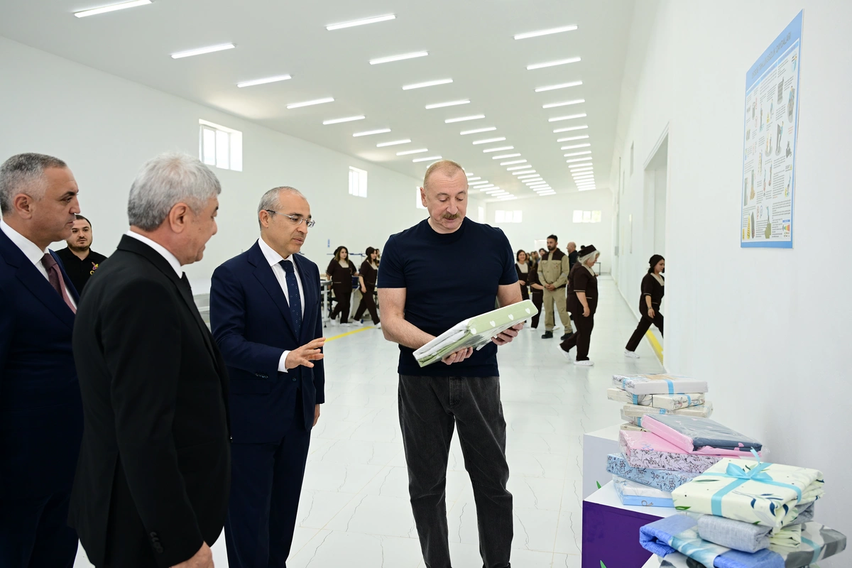 Xocalı şəhərində Qarabağ Tekstil Evi MMC istifadəyə verilib