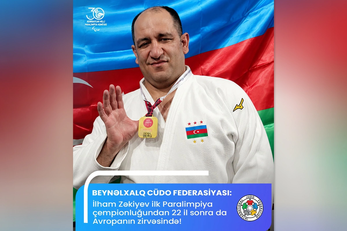 IJF İlham Zəkiyevin 10-cu dəfə Avropa çempionu olmasını əsas simvolik məqam kimi qiymətləndirib