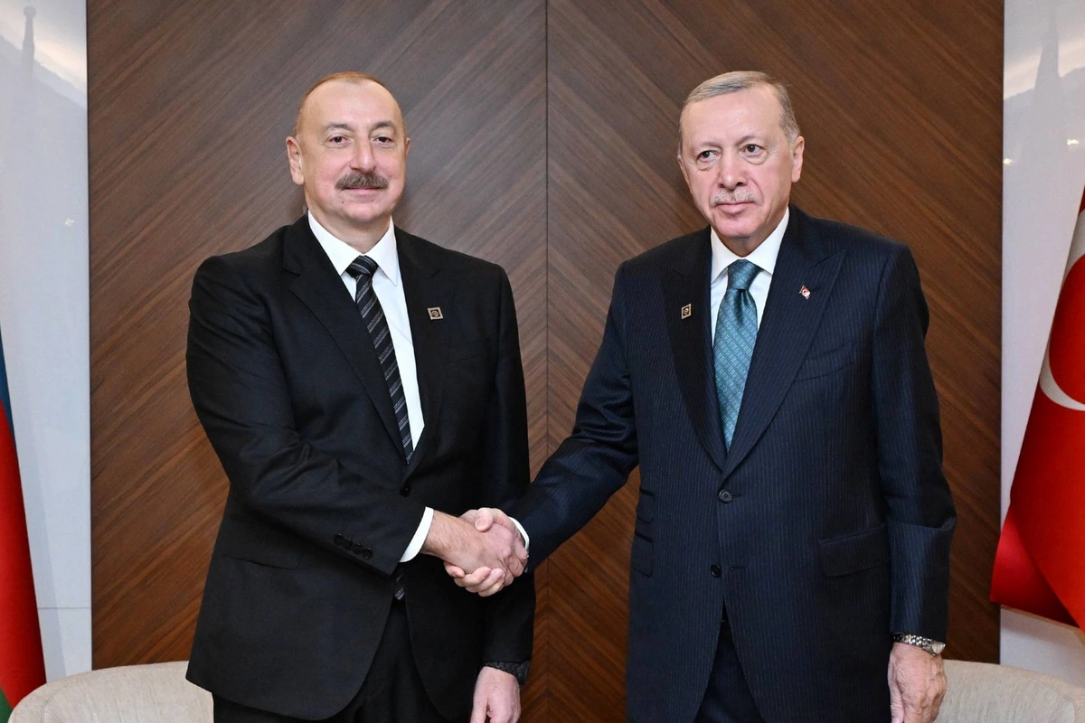 Prezident İlham Əliyev Albaniyada Rəcəb Tayyib Ərdoğan ilə görüşüb