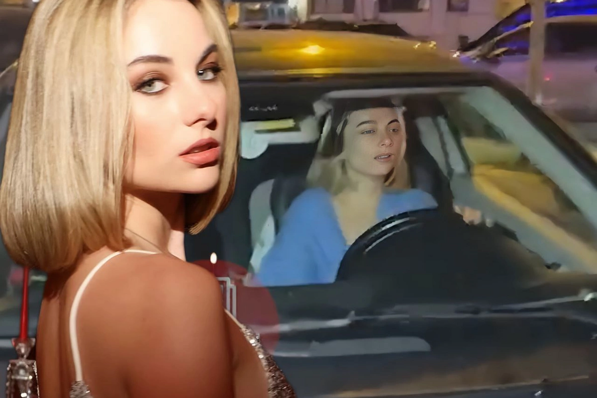 Türkiyəli aktrisa gül satan uşağı vuraraq qaçdı - ANBAAN GÖRÜNTÜ