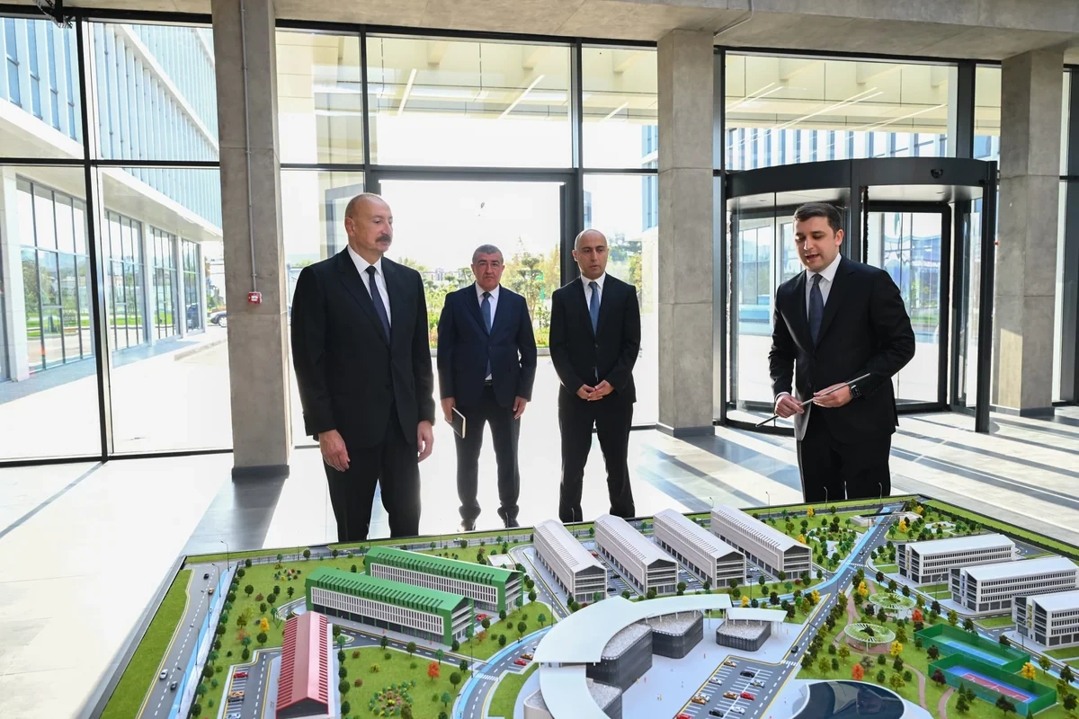 İlham Əliyev SABAH.city innovasiya şəhərciyinin birinci mərhələsinin açılışında iştirak edib