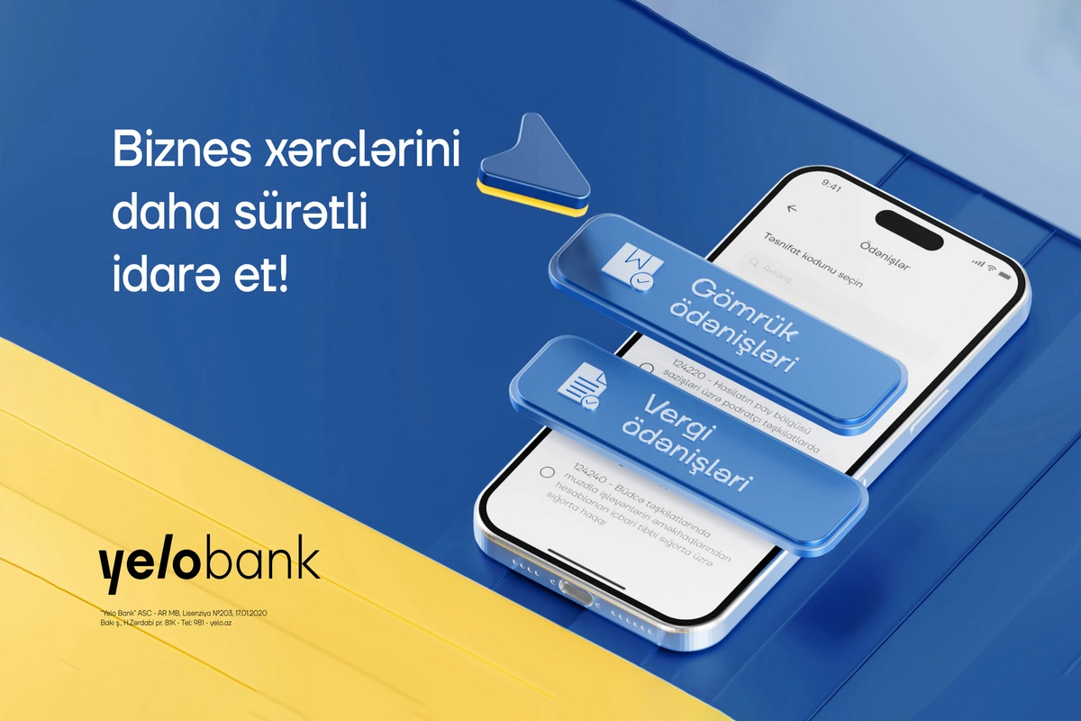 Yelo Business App sahibkarlar üçün daha bir imkan təqdim edir! Yelo Business App sahibkarlar üçün daha bir imkan təqdim edir!