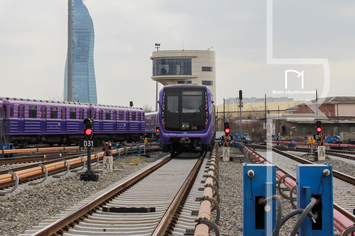 Dərnəgül elektrik deposu tarixində ilk qatarı qəbul edib