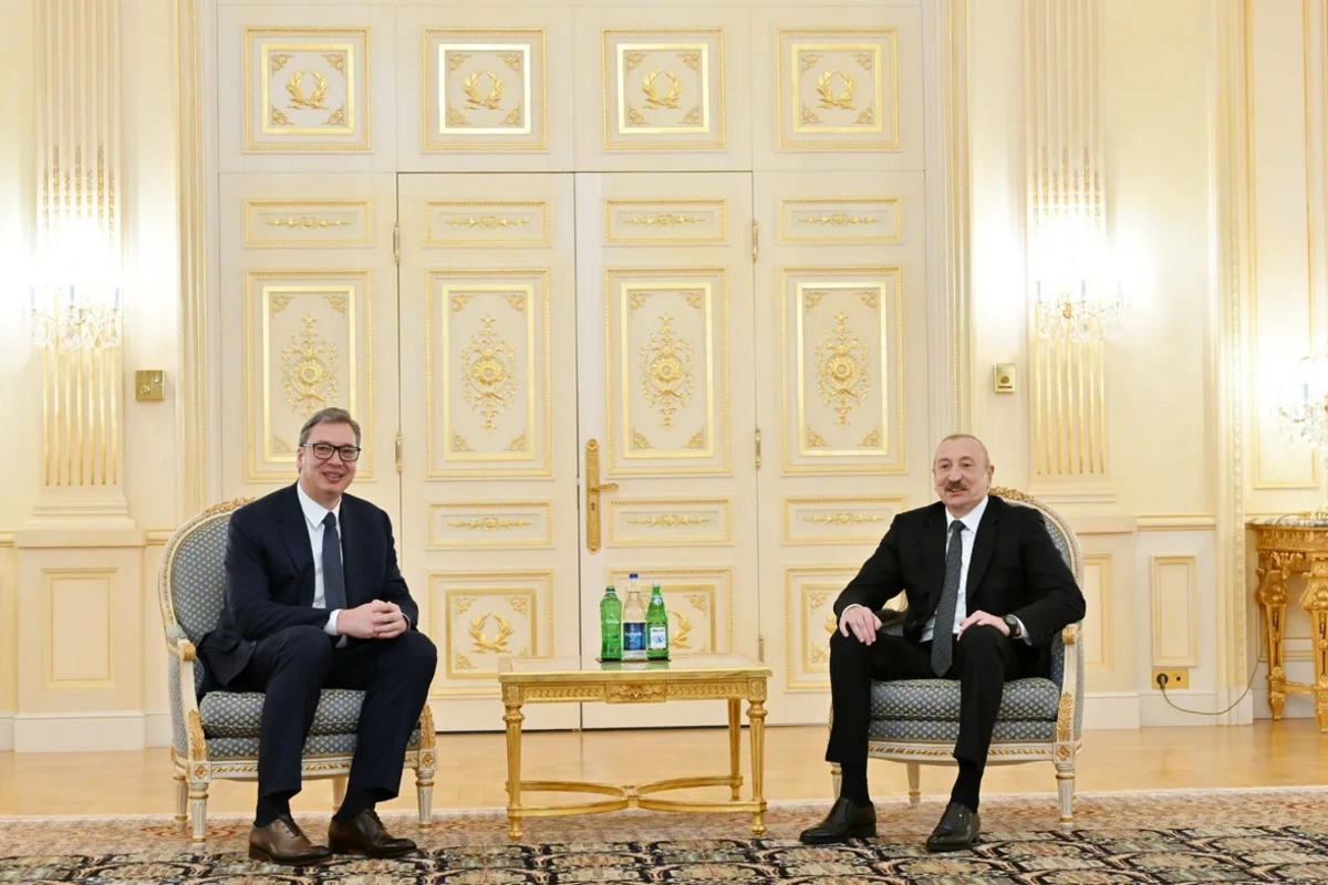 Ilham Aliyev met with Aleksandar Vučić