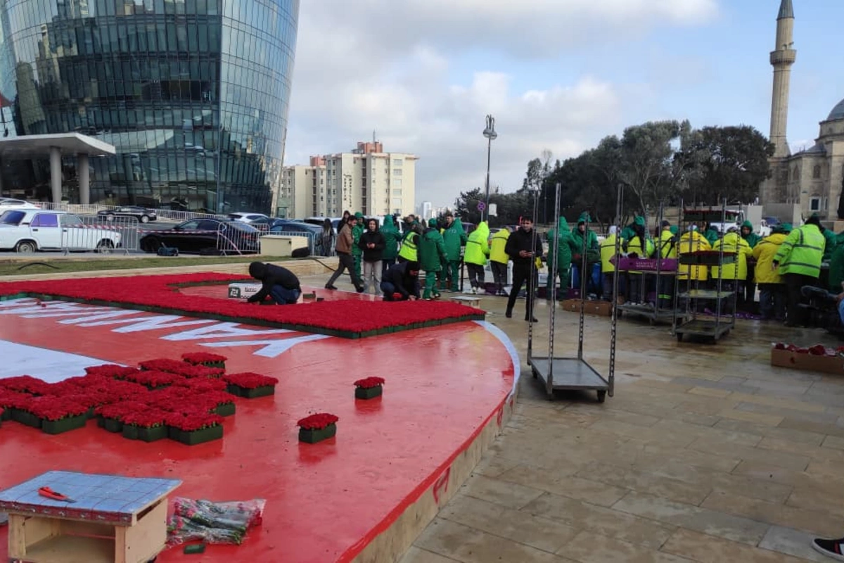 Bakıda 20 Yanvar faciəsinin ildönümü ilə bağlı hazırlıqlara başlanılıb