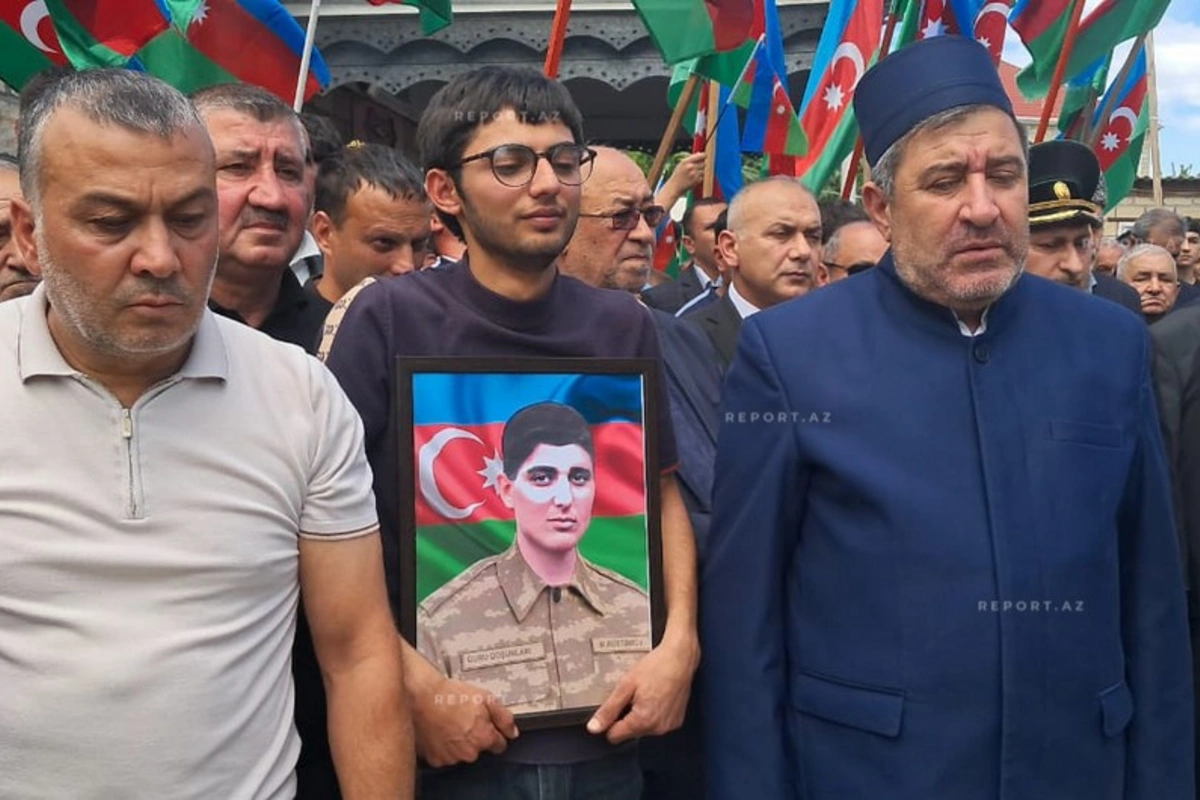 Ağcabədidə Birinci Qarabağ müharibəsinin şəhidi Miriş Rüstəmov dəfn edilib - YENİLƏNİB
