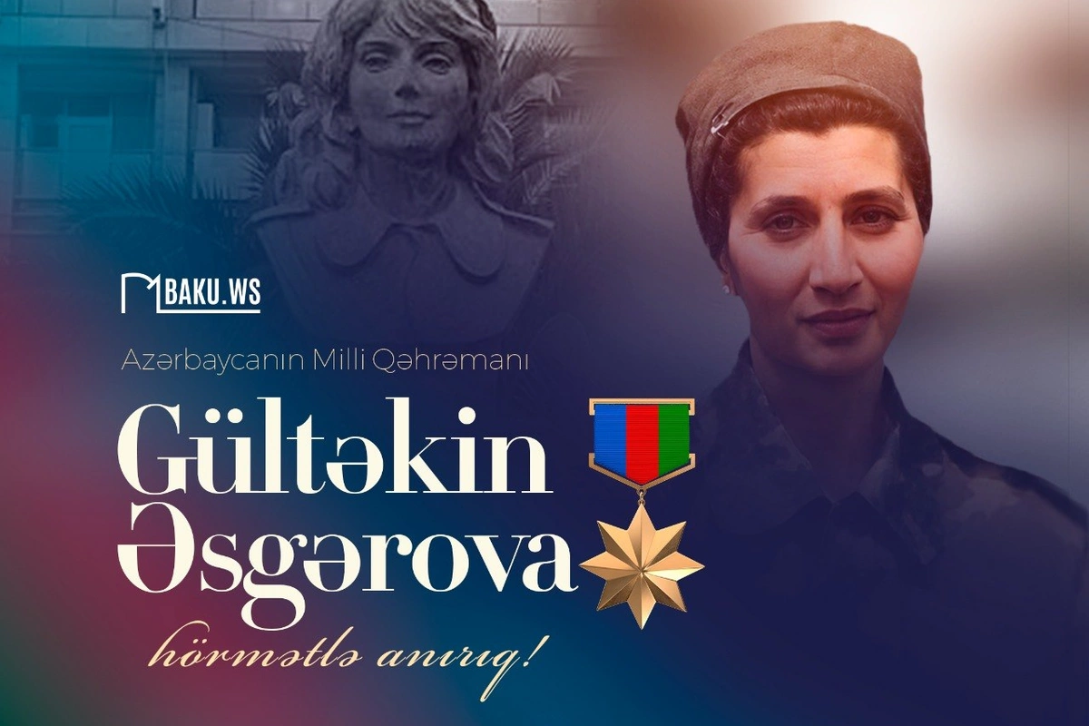 I Qarabağ müharibəsi şəhidi Gültəkin Əsgərovanın anım günüdür