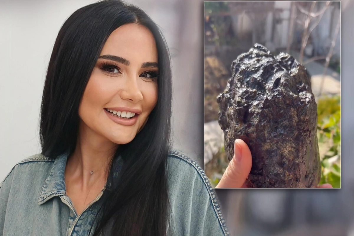 In Azerbaijan, a meteorite landed in the yard of a famous TV presenter