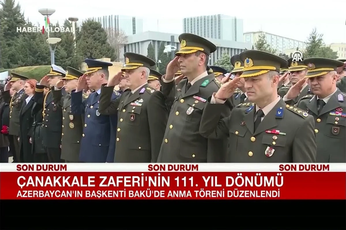 Haber Global: Azərbaycanda Çanaqqala zəfərinin 111-ci ildönümü qeyd olundu