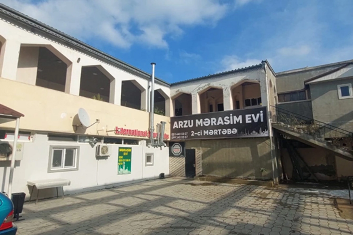 Arzu mərasim evinin fəaliyyəti dayandırıldı Arzu mərasim evinin fəaliyyəti dayandırıldı