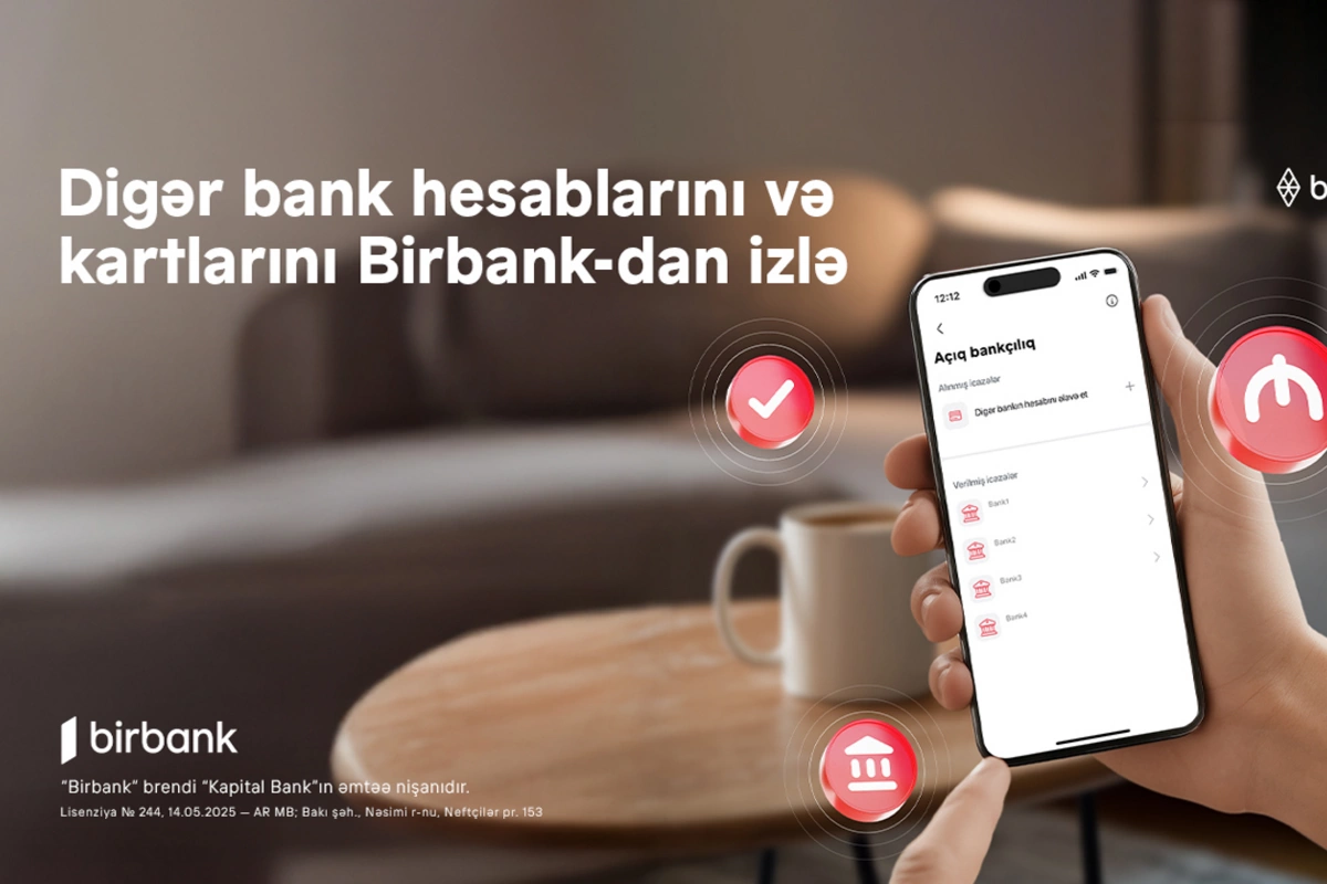 Rəqəmsal bankçılıqda yeni dövr: bütün bank əməliyyatlarınızı Birbank-da izləyin