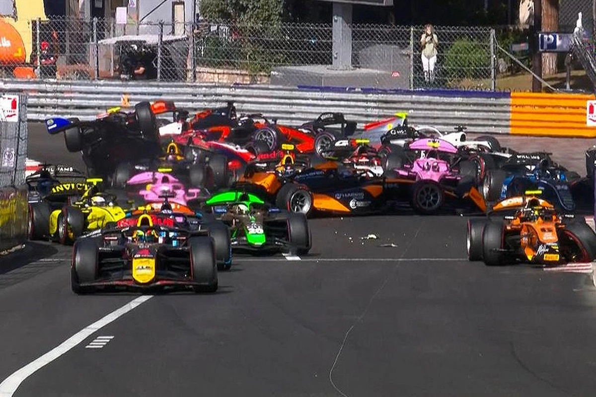 Mass crash overshadowed the Formula 2 Monaco Grand Prix Mass crash overshadowed the Formula 2 Monaco Grand Prix