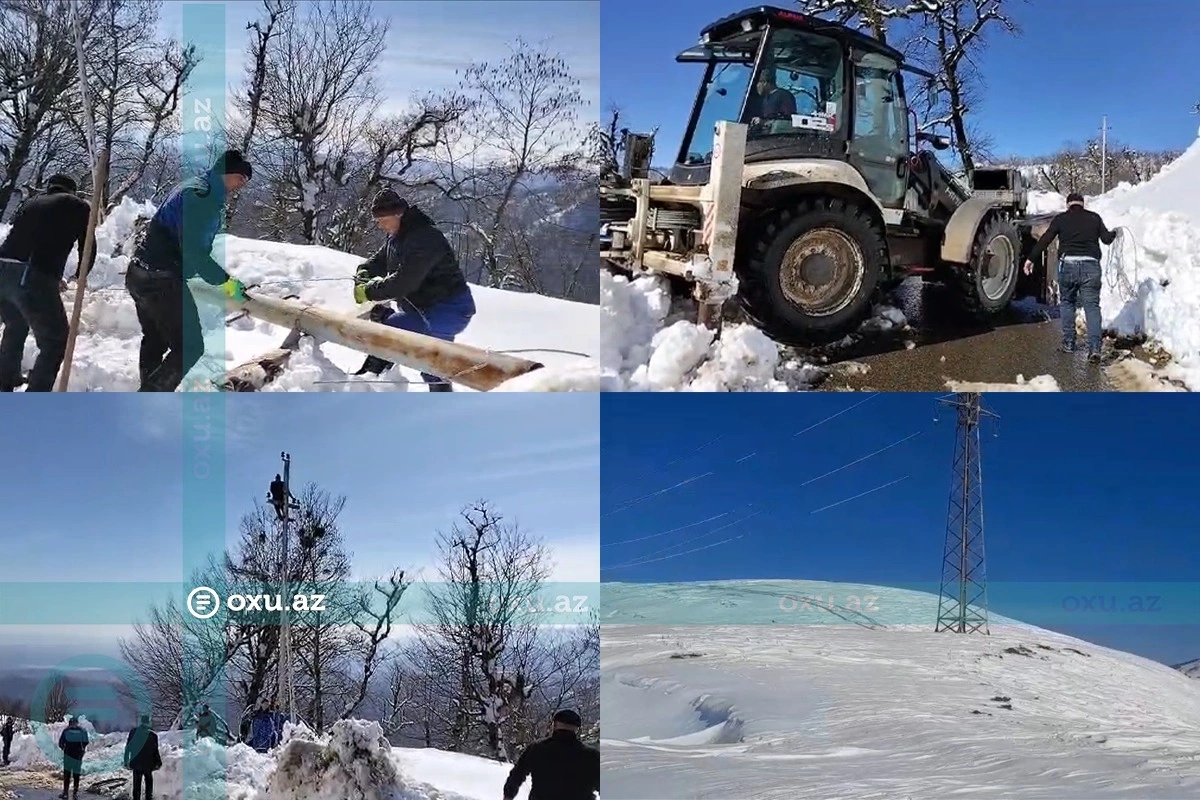 Yardımlıda üç kəndə elektrik enerjisinin verilməsi bərpa edilib - RƏSMİ