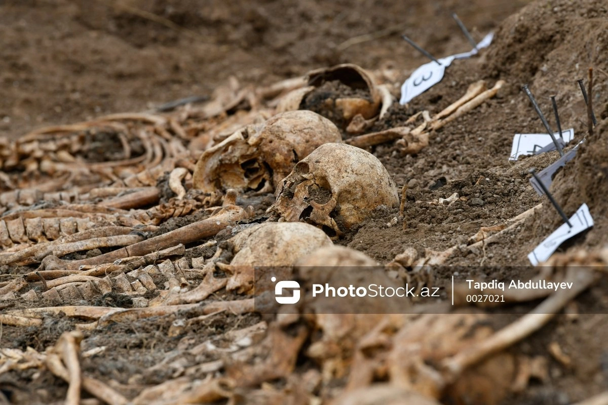 Mass grave found on the Askeran-Khojaly road