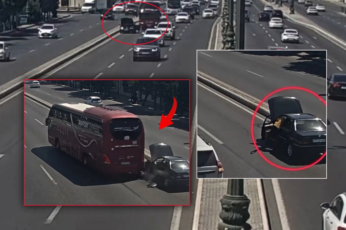 Водитель неисправного автомобиля погиб под колесами автобуса Водитель неисправного автомобиля погиб под колесами автобуса