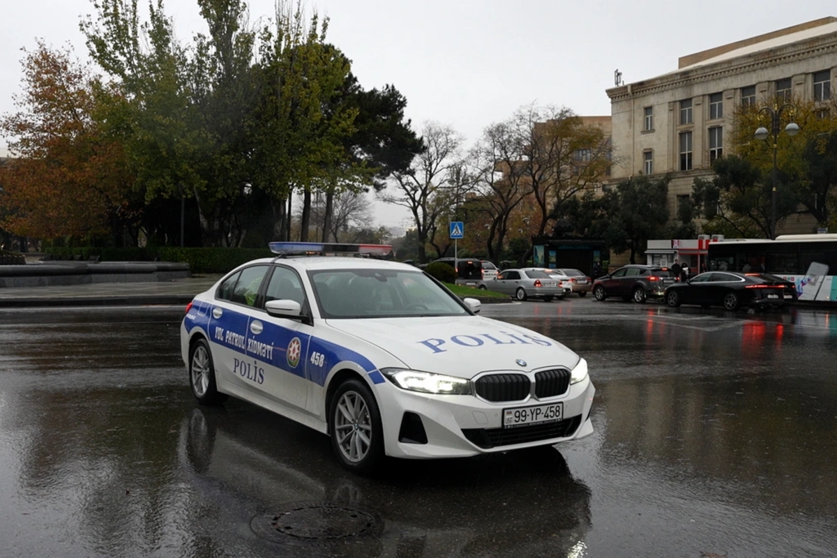 Polis yağışlı hava ilə əlaqədar gücləndirilmiş iş rejiminə keçib