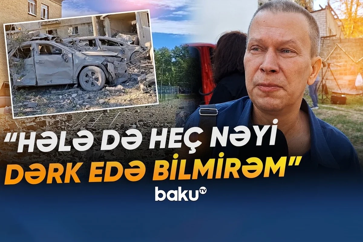 Kiyevdə PUA hücumundan sonra vəziyyət: Binaya girməyə icazə vermirlər