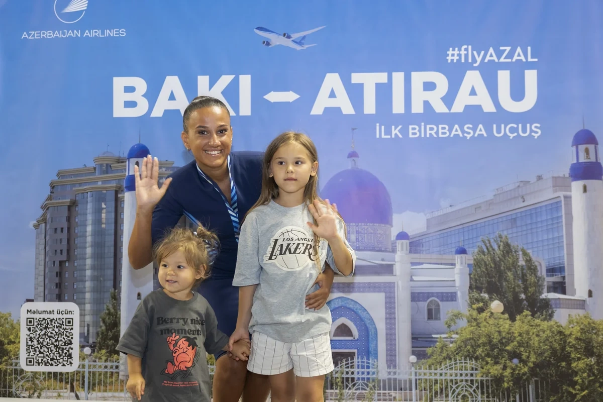 Azərbaycan Hava Yolları Atırauya ilk reysini həyata keçirib