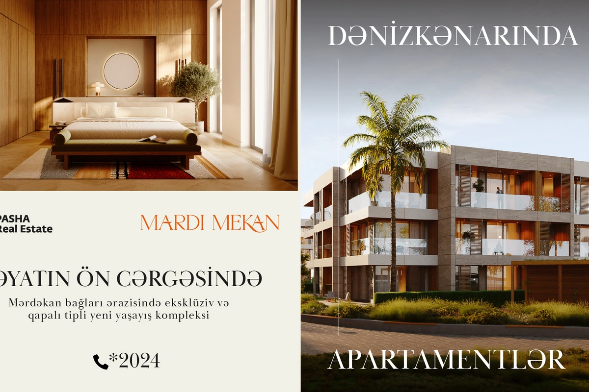 PASHA Real Estate yeni dənizkənarı özəl yaşayış kompleksi – Mardi Mekan layihəsini təqdim edir PASHA Real Estate yeni dənizkənarı özəl yaşayış kompleksi – Mardi Mekan layihəsini təqdim edir