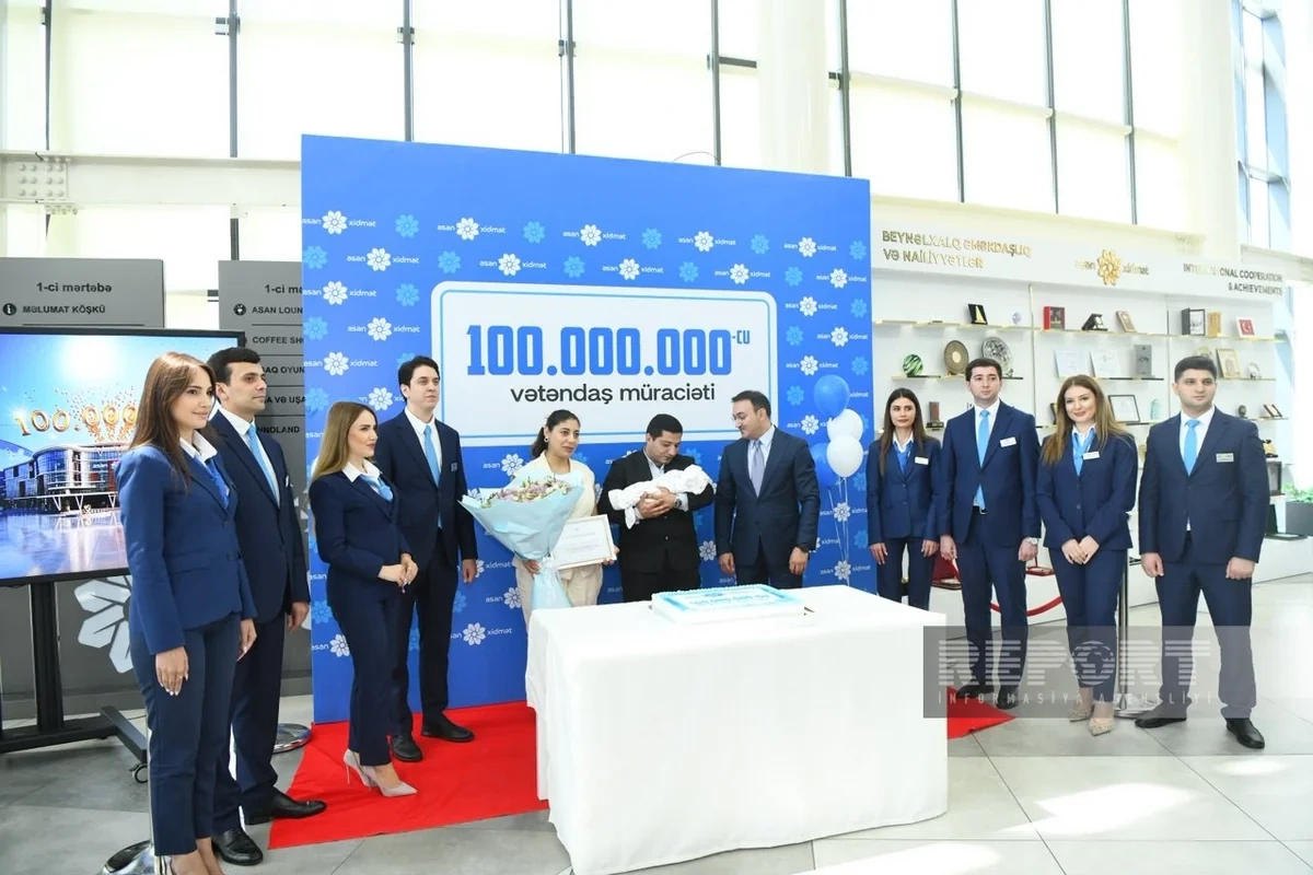ASAN xidmətə 100 milyonuncu müraciət qeydə alınıb