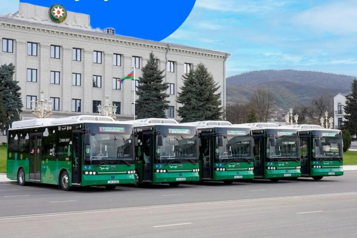Xankəndidə şəhərdaxili avtobus marşrutları fəaliyyətə başlayır