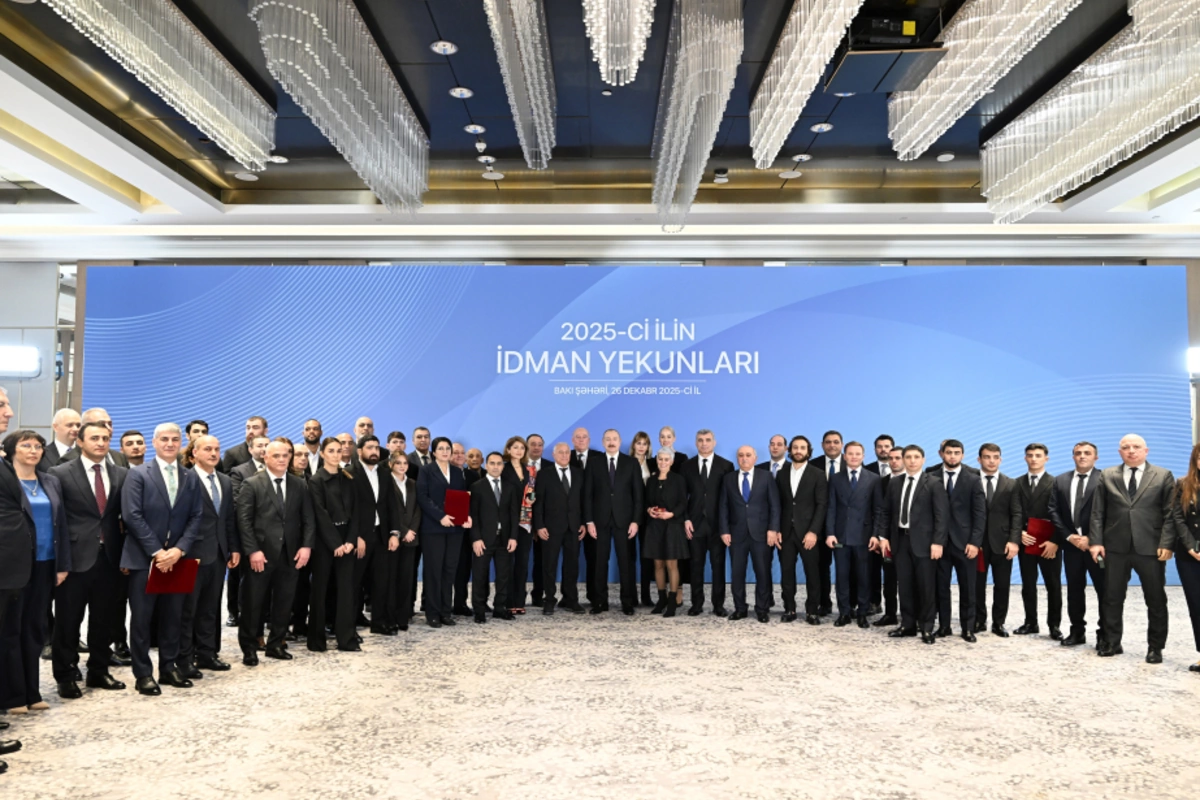 İlham Əliyev 2025-ci ilin idman yekunlarına həsr olunan mərasimdə iştirak edib