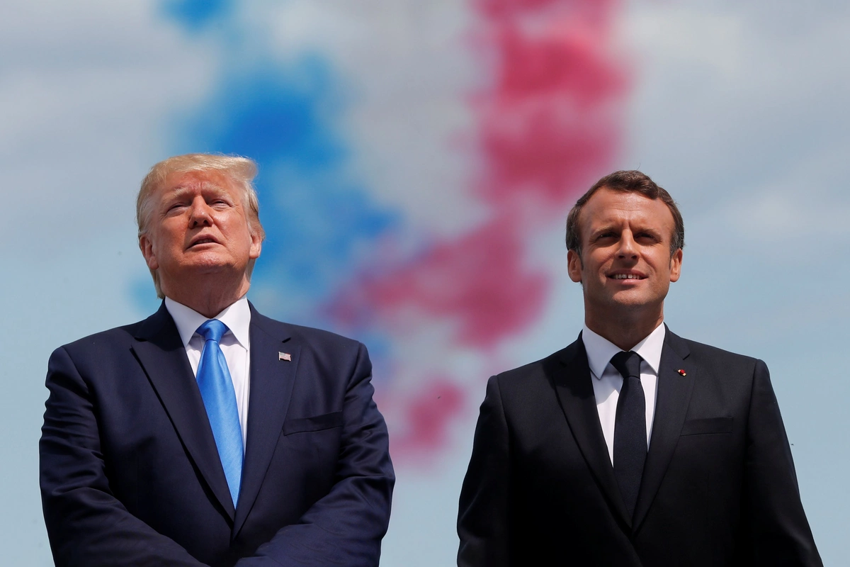 Makron Trampın sözlərinə belə cavab verdi