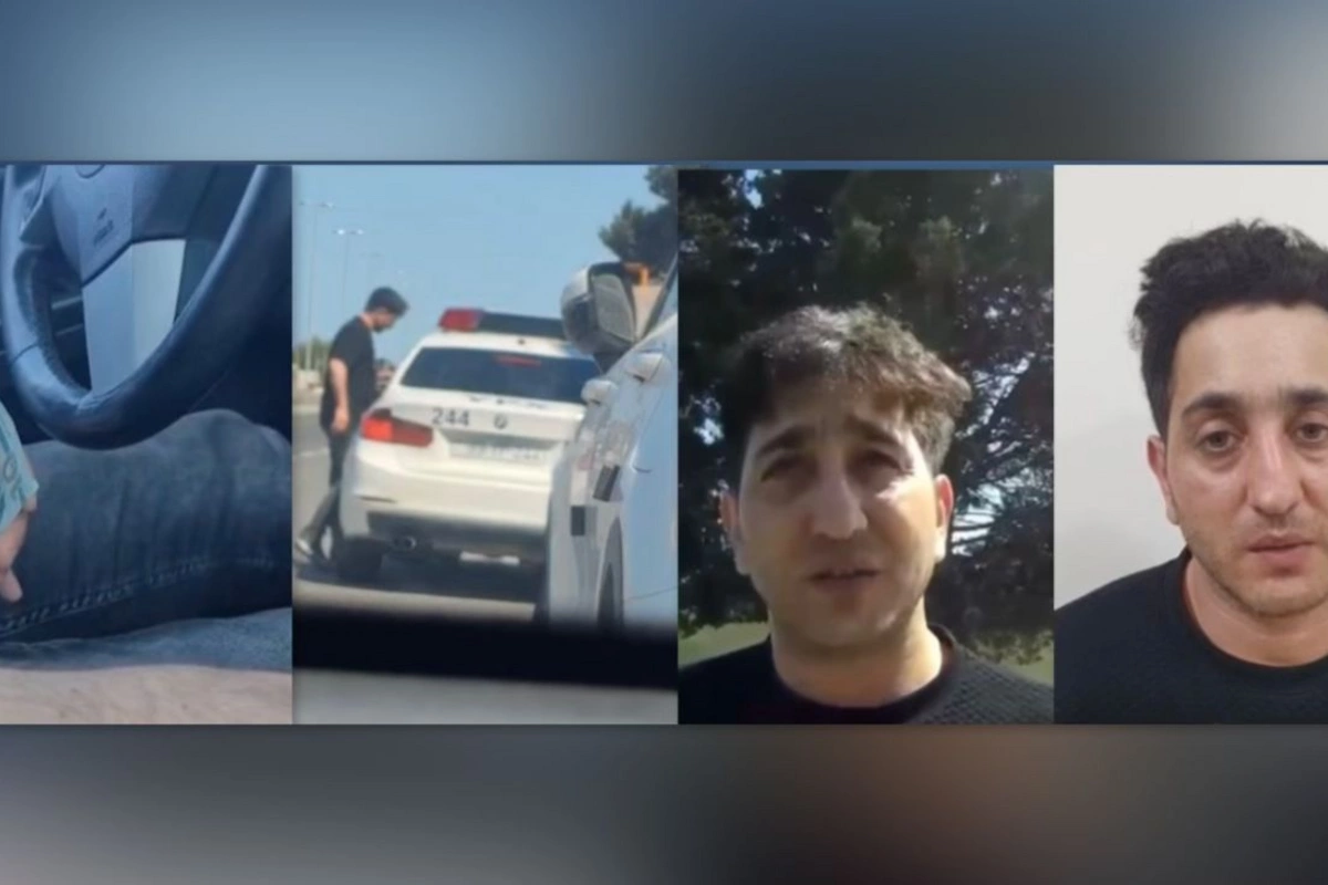 Yol polisini saxta görüntülərlə şantaj edən sürücünün etirafları