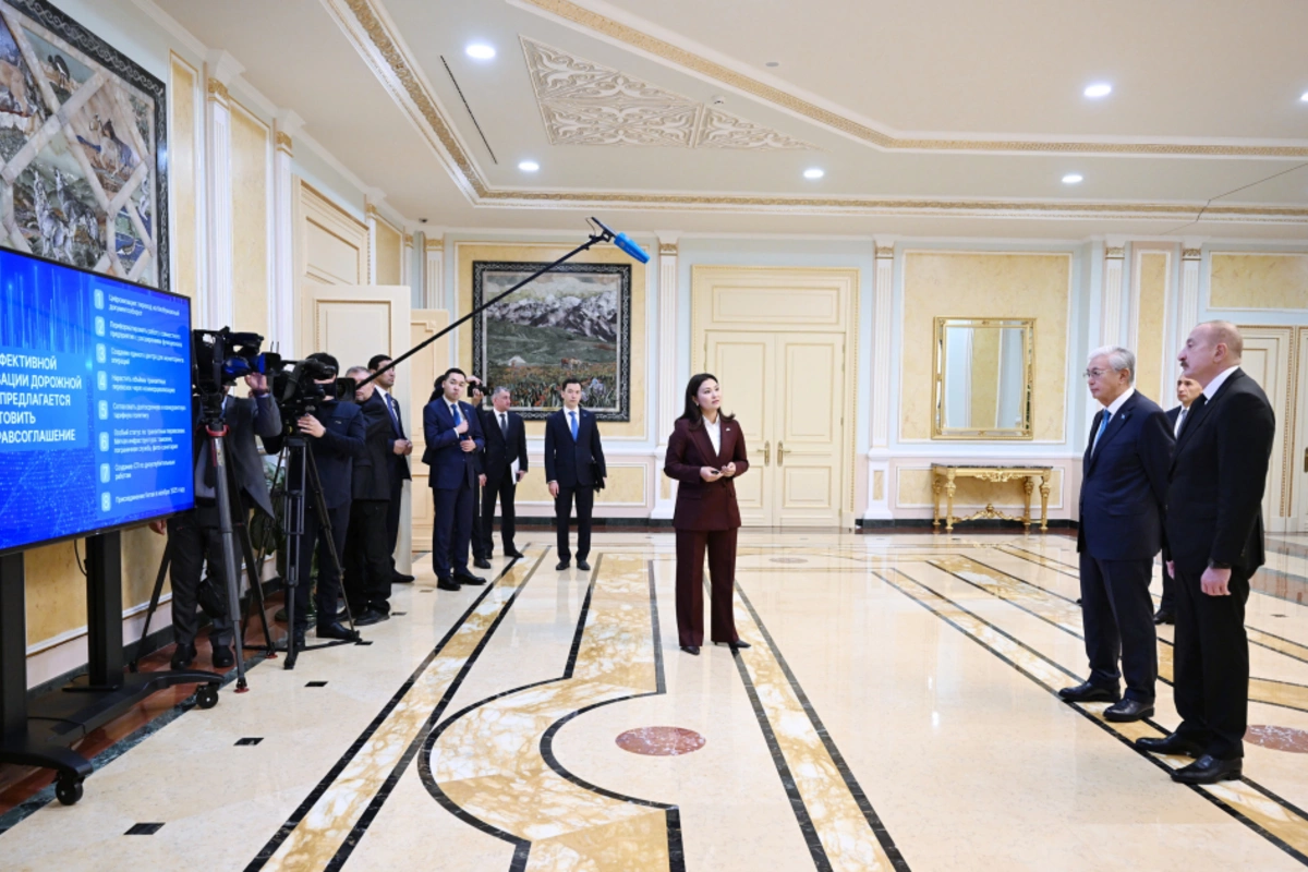 Presidents of Azerbaijan and Kazakhstan presented a joint project Presidents of Azerbaijan and Kazakhstan presented a joint project