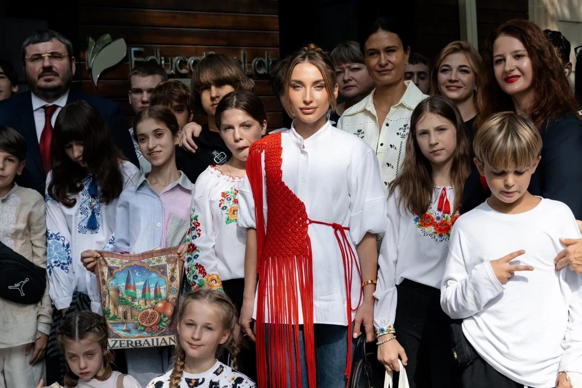 Alyona Əliyeva Azərbaycana reabilitasiya məqsədi ilə gətirilən ukraynalı uşaqlarla bağlı paylaşım edib