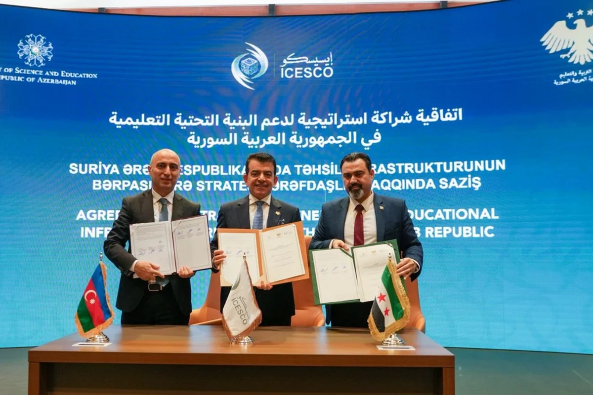 Azərbaycan Suriyada 10-a yaxın yeni məktəb tikəcək - Saziş imzalandı