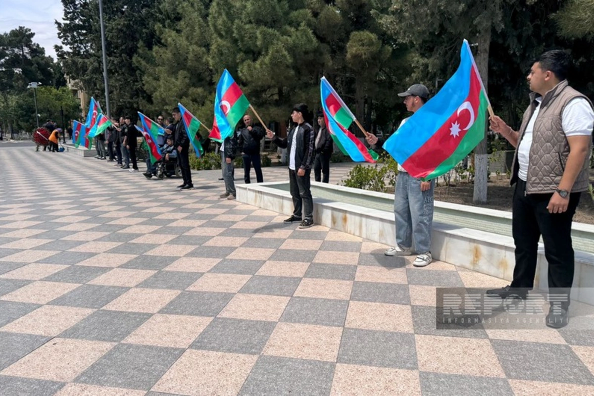 Sumqayıtda Birinci Qarabağ müharibəsinin şəhidi Yusif Məmmədovla vida mərasimi keçirilib