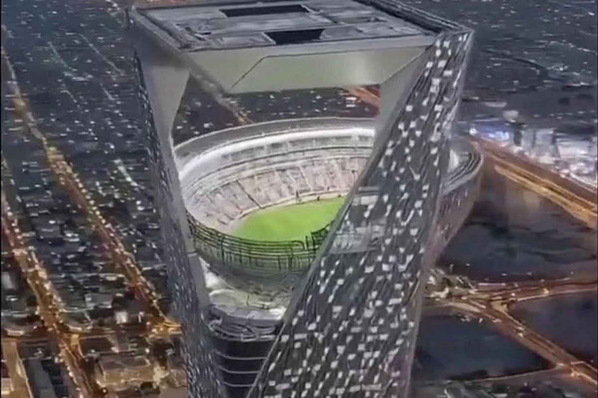 Saudi Arabia wants to build a suspended stadium at a height of 350 meters Saudi Arabia wants to build a suspended stadium at a height of 350 meters