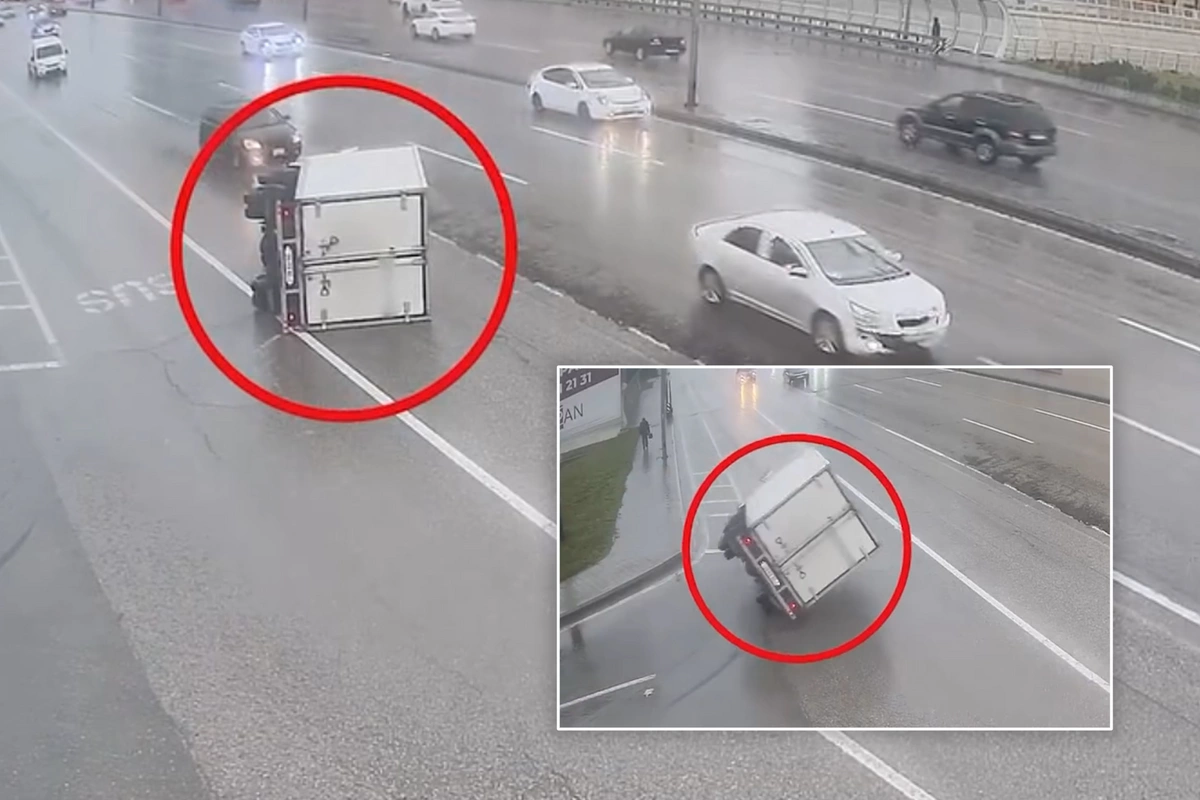 Yağışlı paytaxtda qəzalar