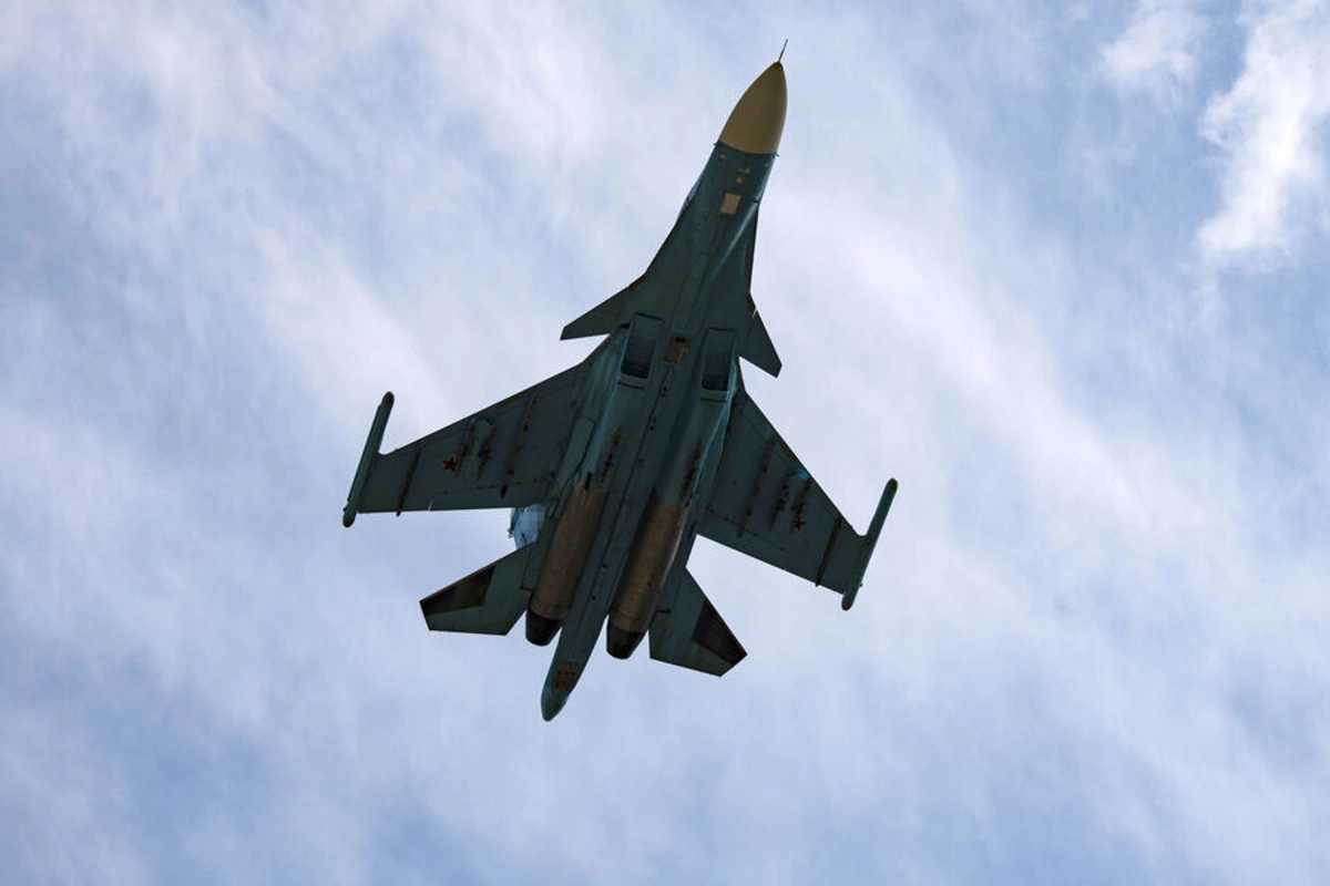 A Su-34 fighter jet has crashed in Russia A Su-34 fighter jet has crashed in Russia