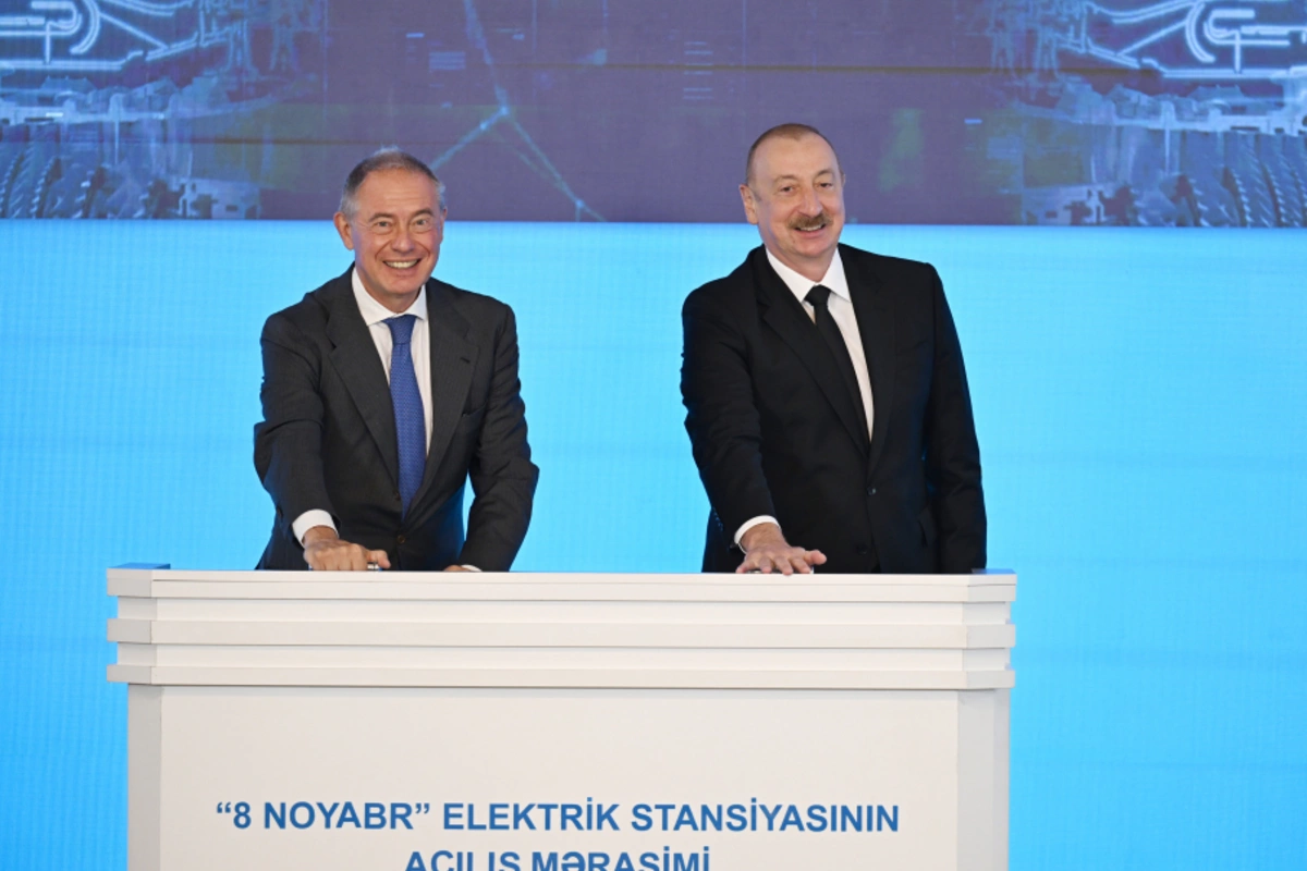 Mingəçevirdə 8 Noyabr Elektrik Stansiyasının açılış mərasimi keçirilib