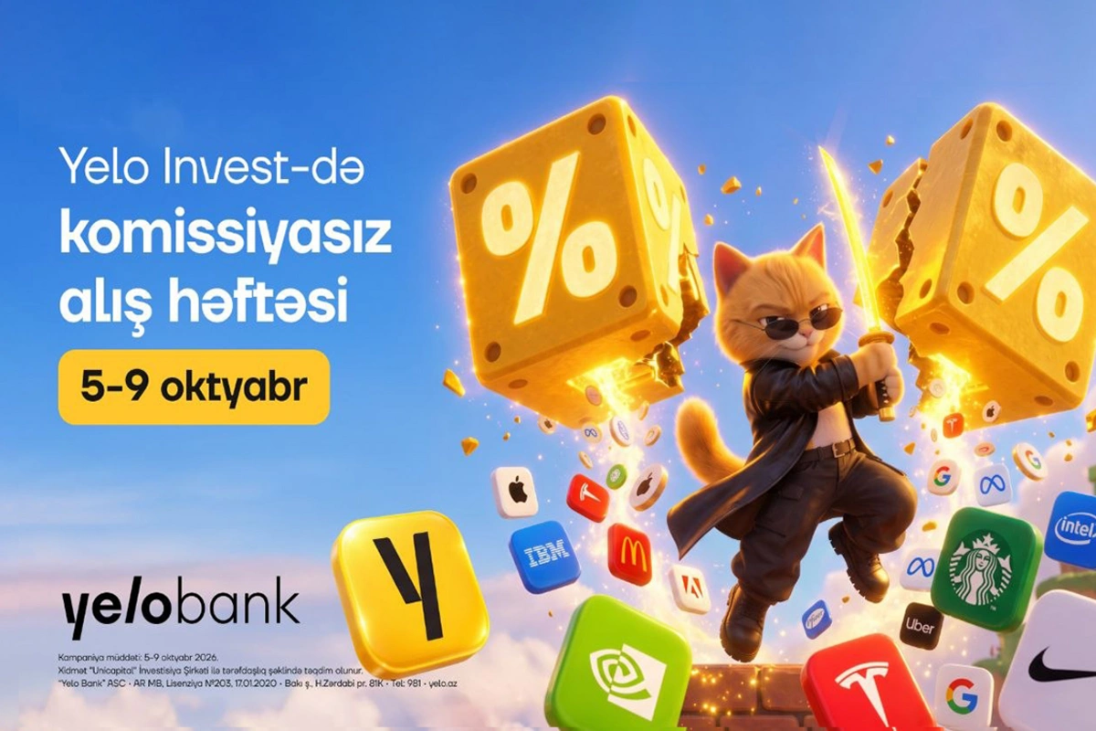 Yelo Bank hər ay komissiyasız investisiya həftəsi keçirəcək!