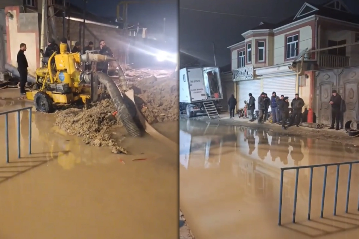 Zabratda 3 günlük su problemi bu gün həll ediləcək