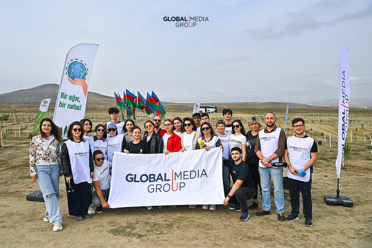 Global Media Groupun təşəbbüsü ilə növbəti ağacəkmə aksiyası keçirilib