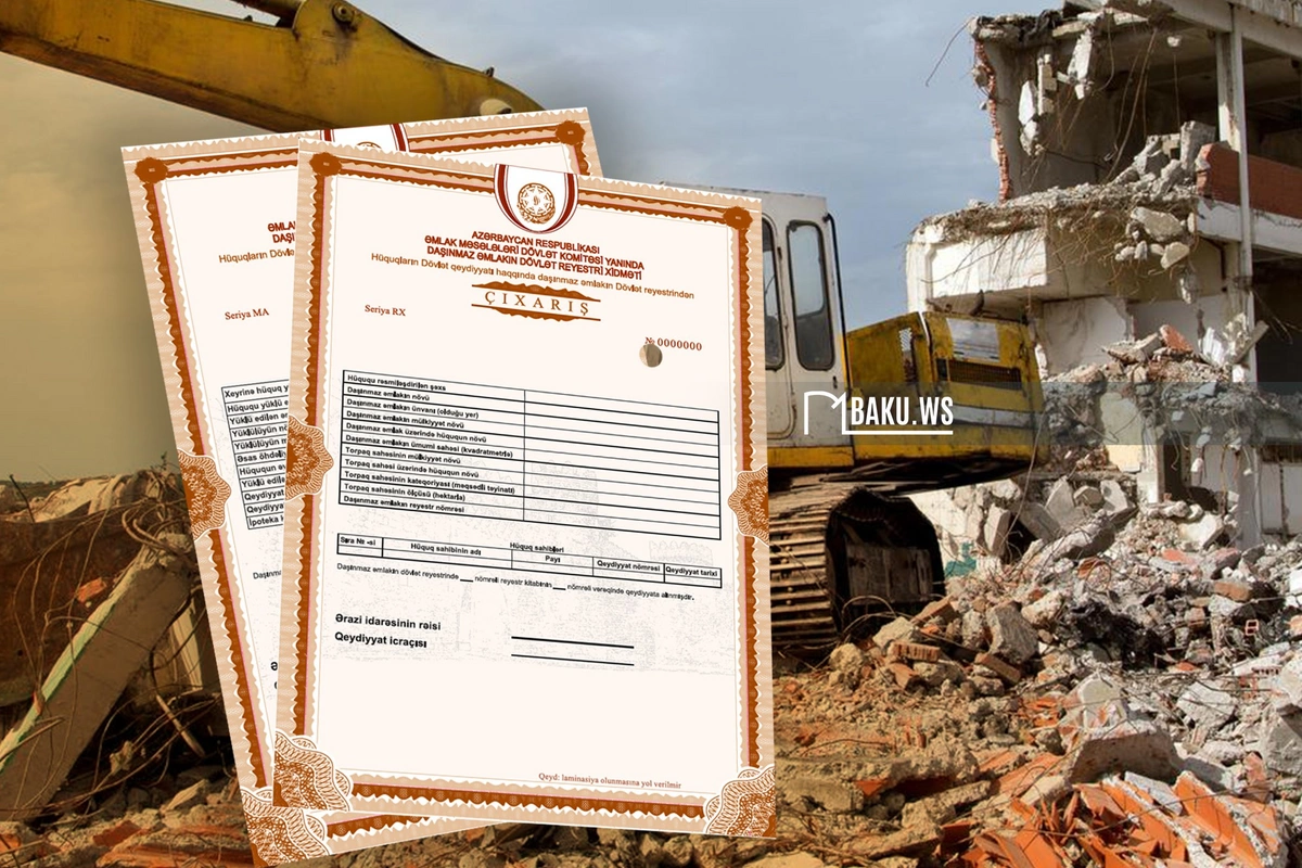 Evinin çıxarışı olmayanlar üçün YENİ XƏBƏR