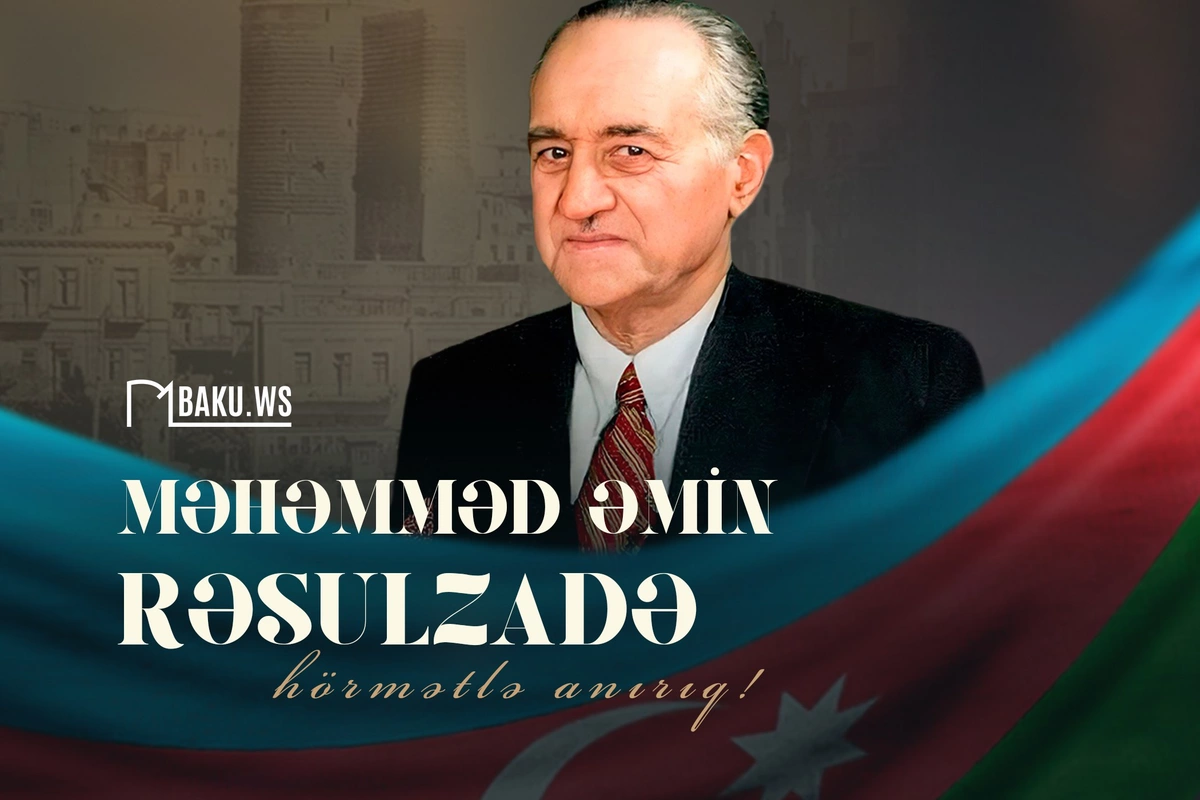Məhəmməd Əmin Rəsulzadənin vəfatının ildönümüdür